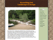 Tablet Screenshot of branchingoutlandscaping.com
